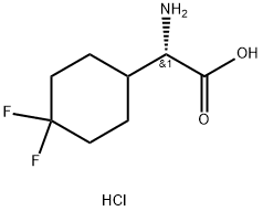 (2S)-2-amino-2-(4,4-difluorocyclohexyl)acetic acid hydrochloride