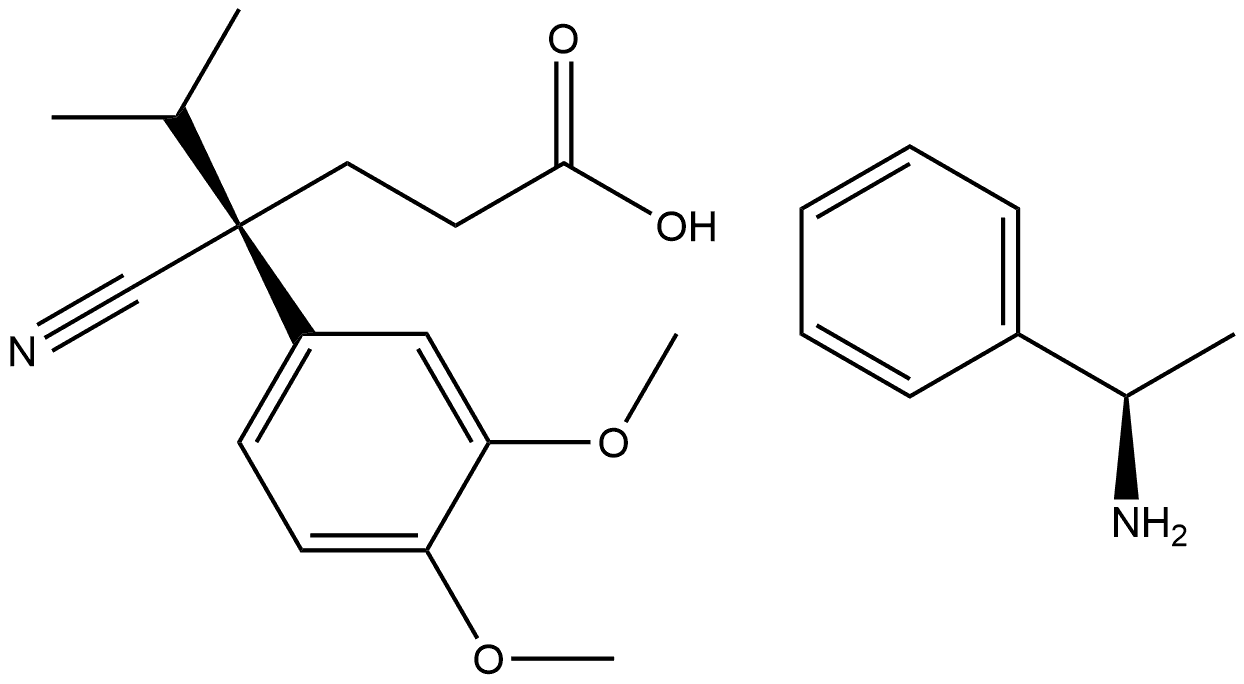 (S)-(-)-Verapamilic Acid Phenethylamine Salt