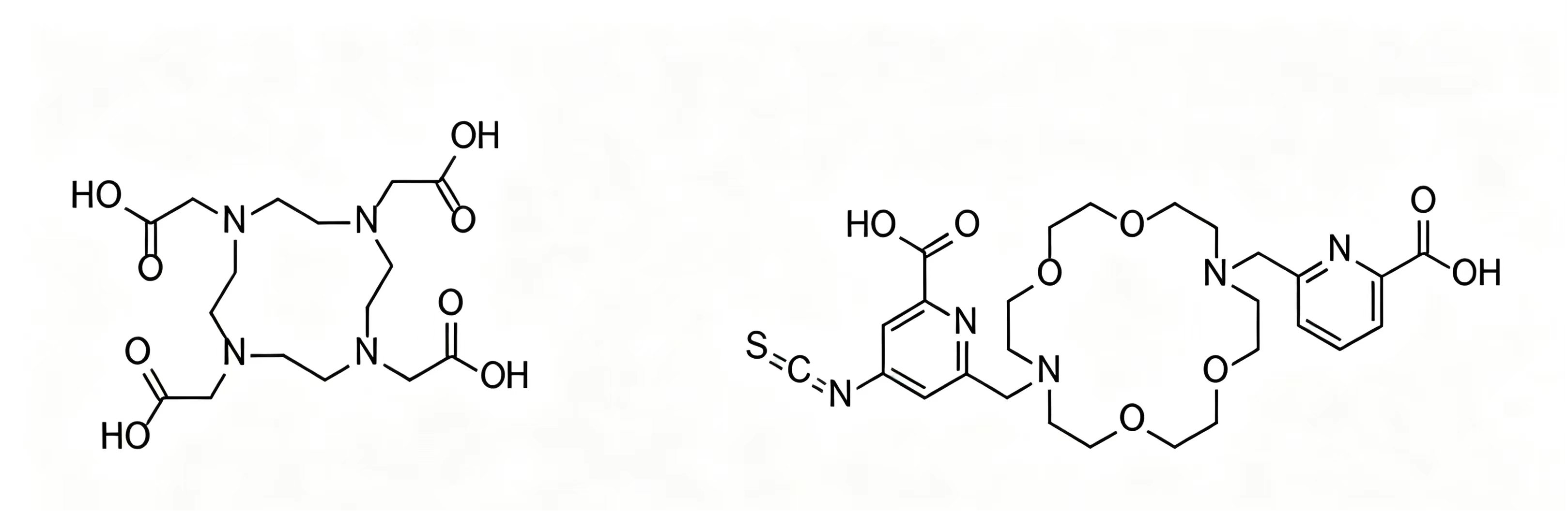 How should chelating agents be selected for targeted radionuclides?