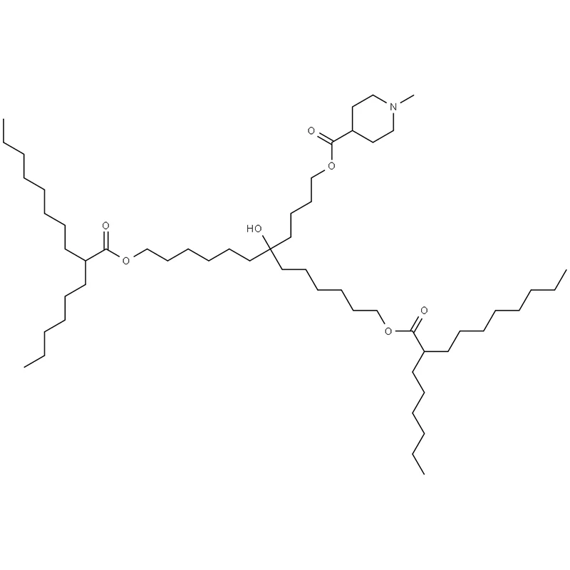 7-hydroxy-7-(4-((1-methylpiperidine-4-carbonyl)oxy)butyl)tridecane-1,11-diyl bis(2-hexyldecanoate)