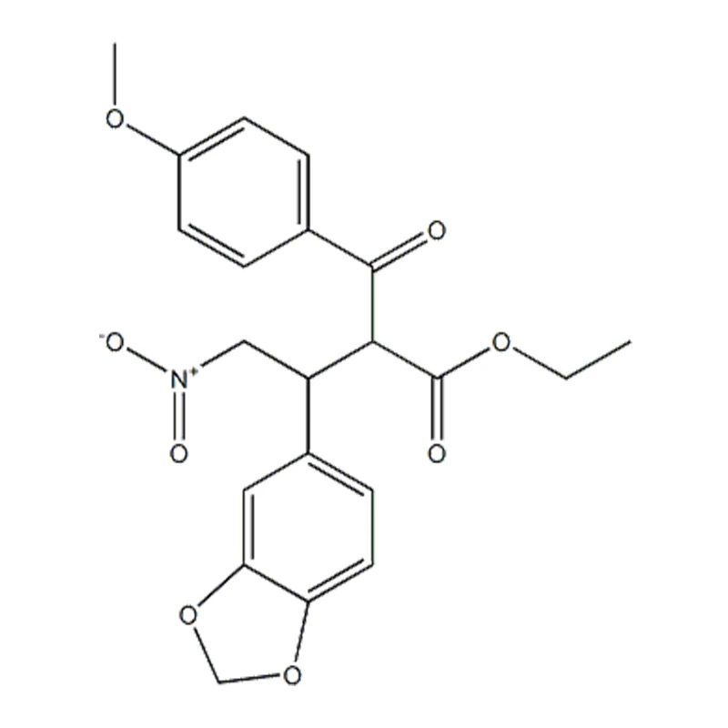 Ethyl 2-(4-Methoxybenzoyl)-3-(3,4-Methylenedioxy-phenyl)-4-nitro-butanoate